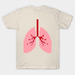 Lungs Pixel Art T-Shirt